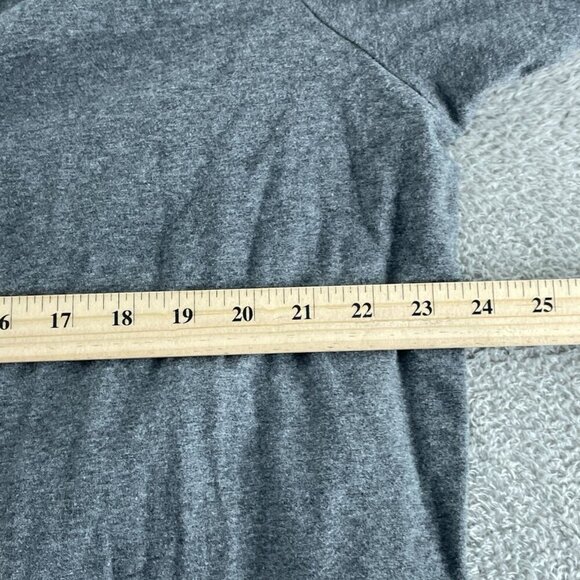 Belle by Kim Gravel Two-Tone Pink & Gray XL Lightweight Button-Up 1620 - Picture 7 of 9